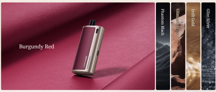 Différents coloris du Kit Pod Geekvape Peak 2